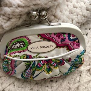 Vera Bradley Silk Kisslock Change/Coin Purse